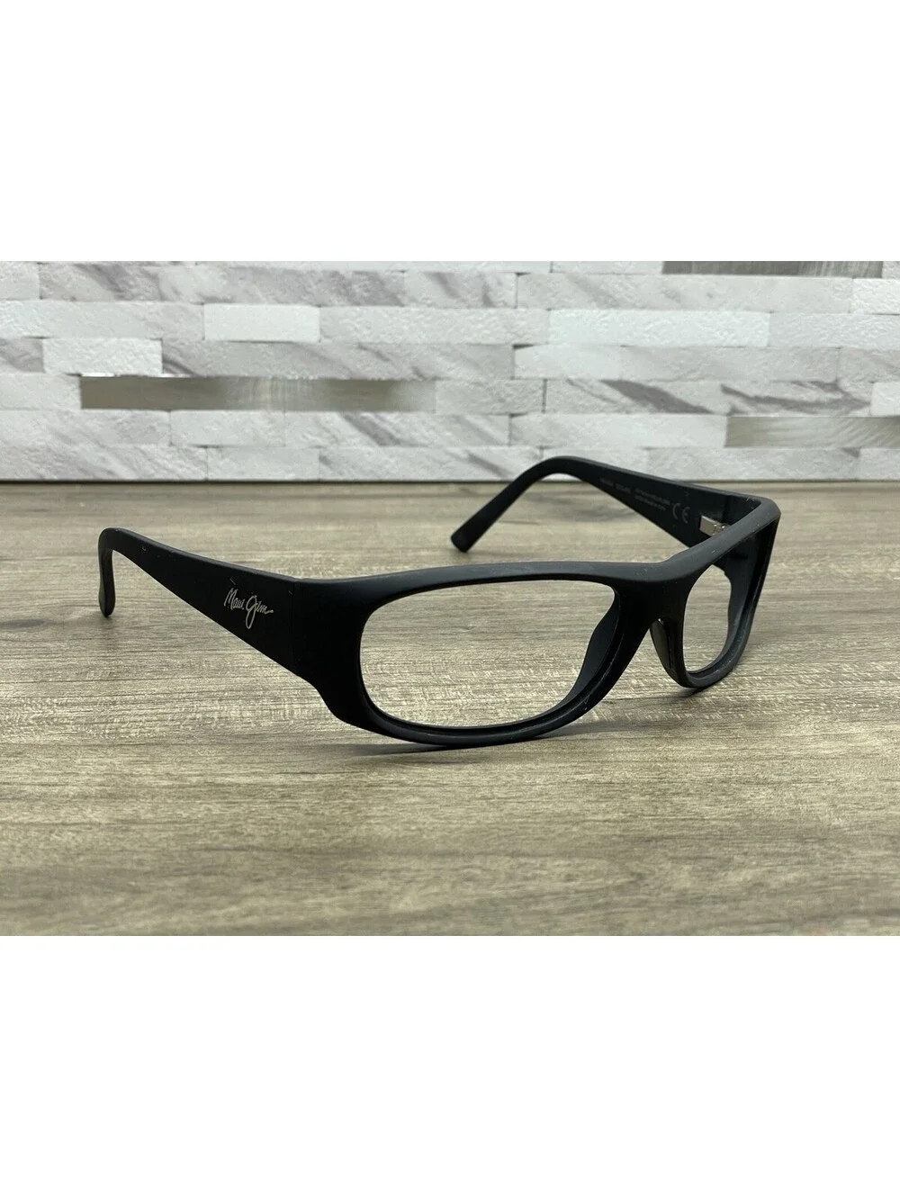 Maui Jim Ikaika Matte Black Rubber Sunglasses Italy MJ281-02MR *Frames Only